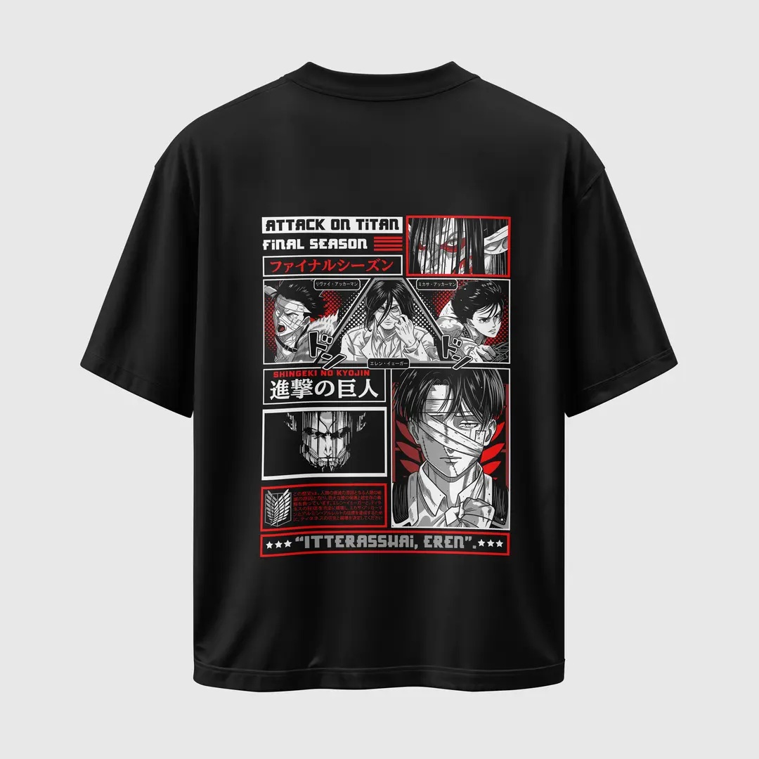T-shirt Attack On Titans (Oversized/Simple)