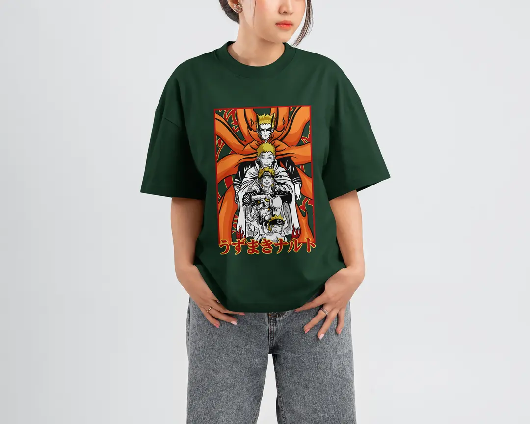 T-shirt Naruto Uzumaki (Oversized/Simple)