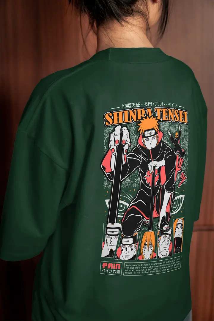 T-shirt Pain Shinra Tensei (Oversized/Simple)