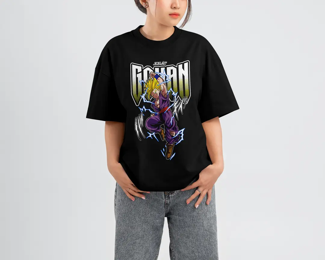 T-shirt Dbz Gohan (Oversized/Simple)