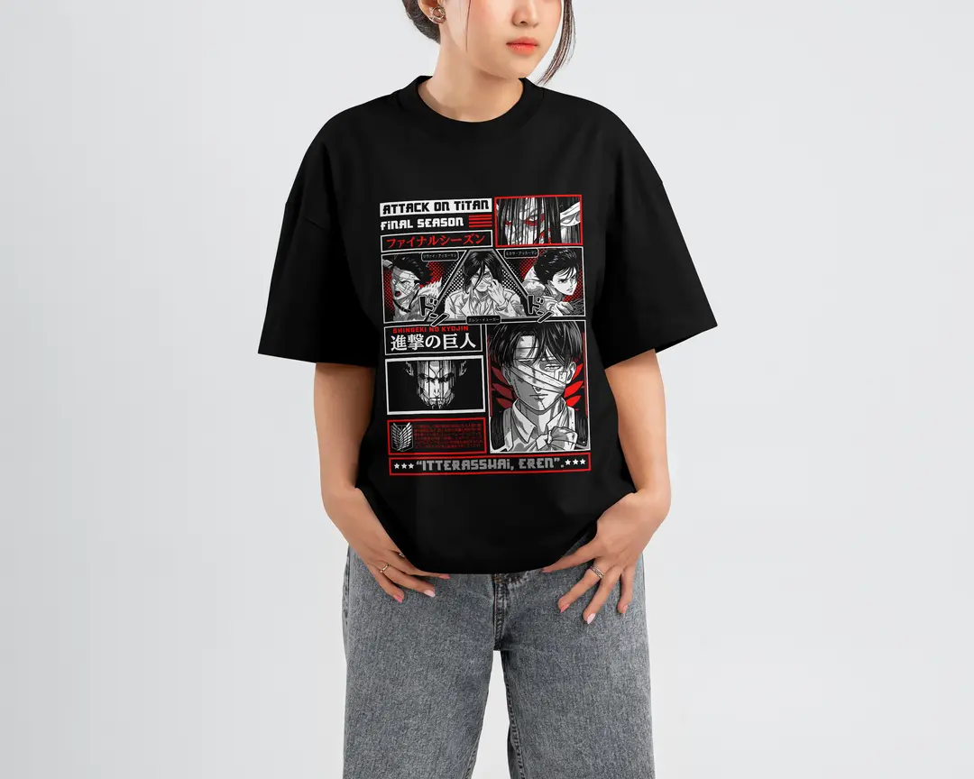 T-shirt Attack On Titans (Oversized/Simple)
