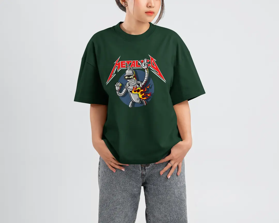 T-shirt Metalica (Oversized/Simple)