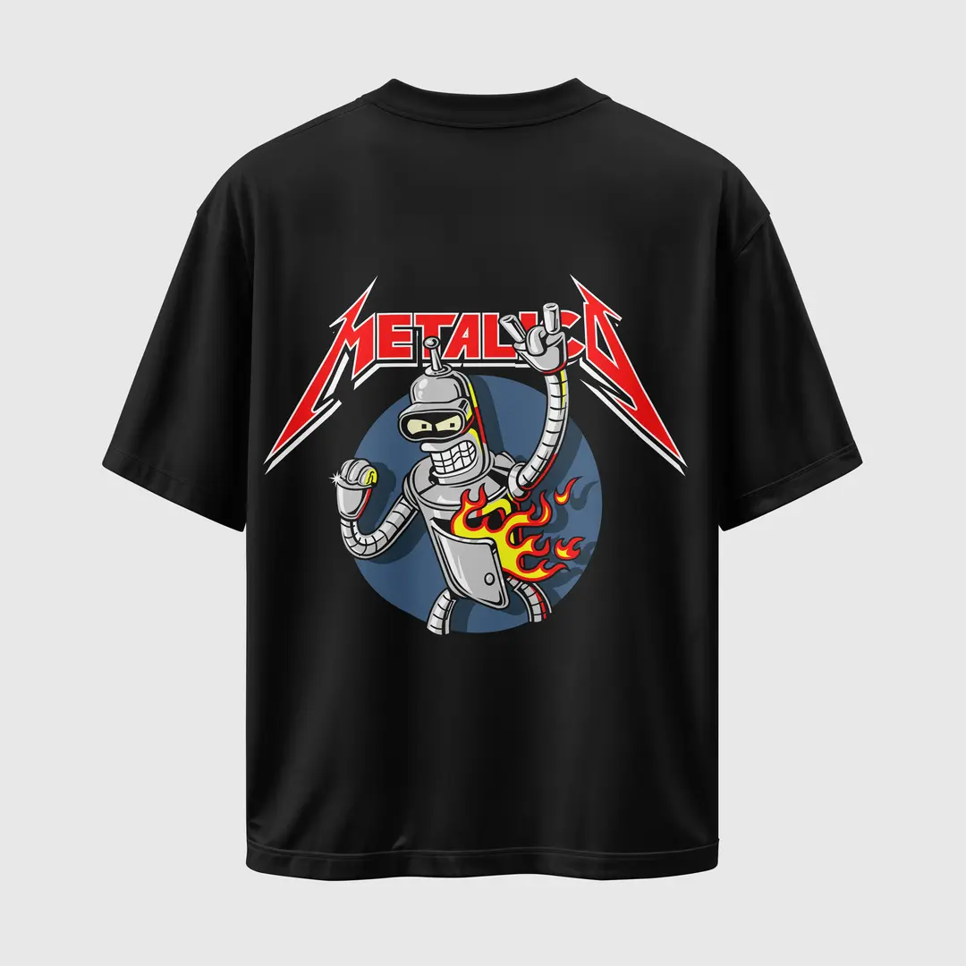 T-shirt Metalica (Oversized/Simple)