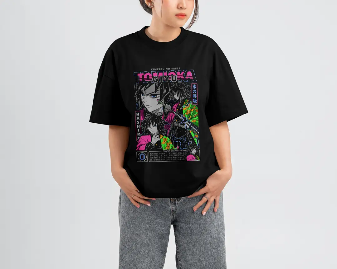 T-shirt Demon Slayer Giyu Tomioka(Oversized/Simple)