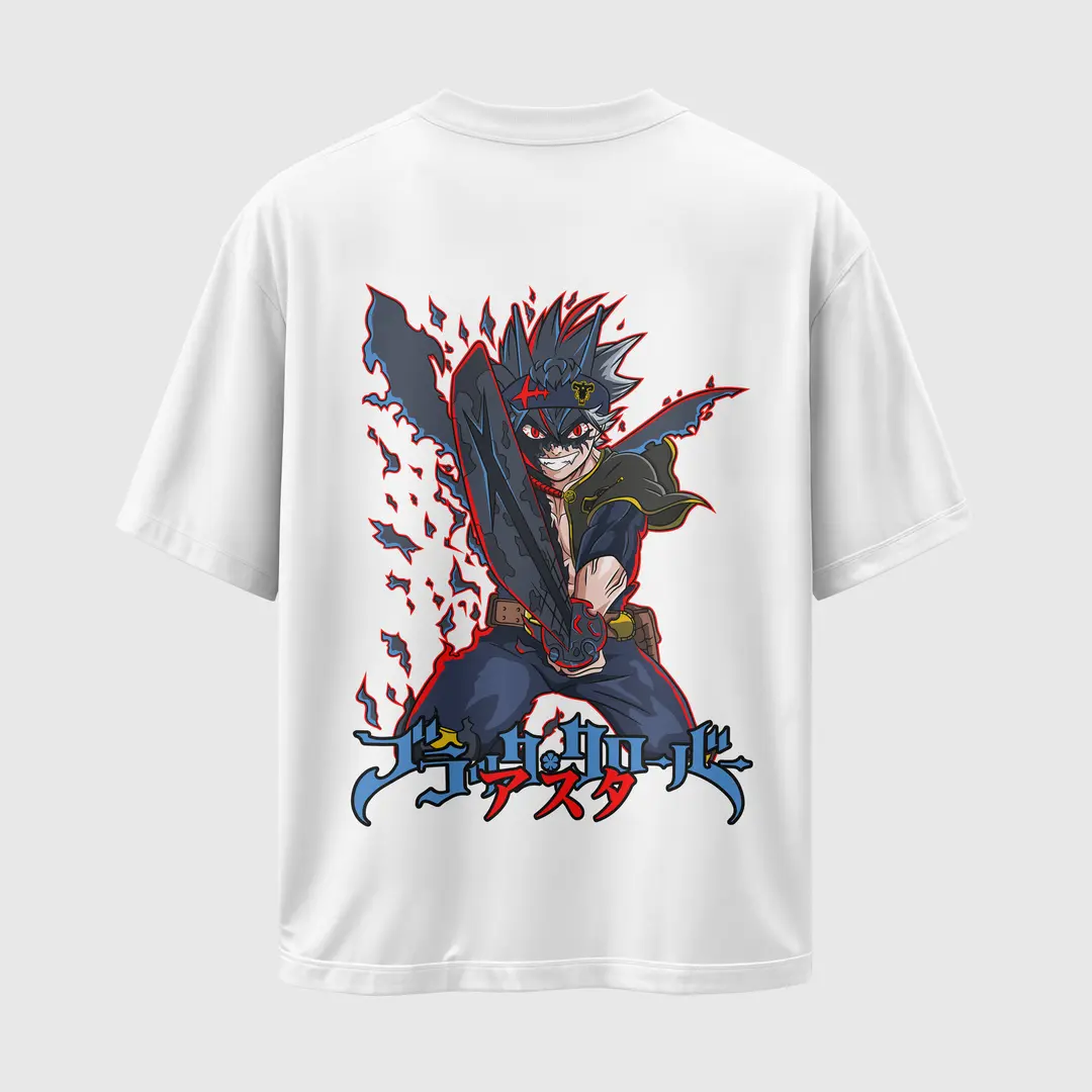 T-shirt Demon Asta (Oversized/Simple)