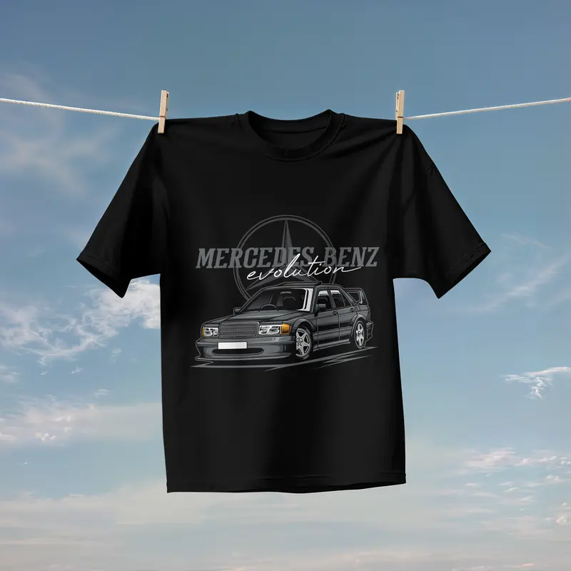 T-shirt Mercedes-Benz 190E (Oversized/Simple)