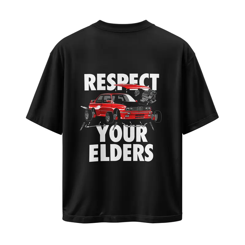 T-shirt Respect Your ELders (Oversized/Simple)