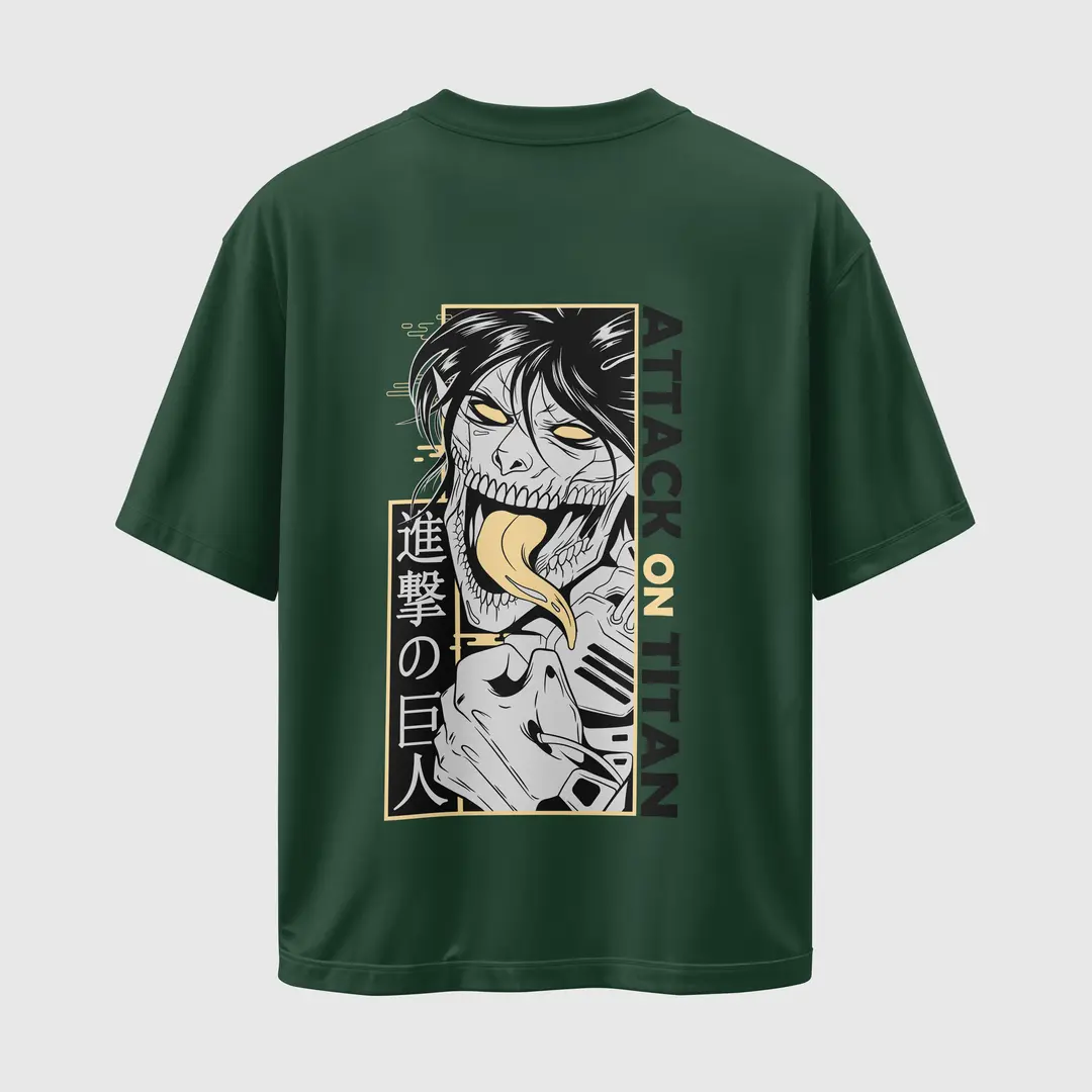 T-shirt Eren Yeager Titan (Oversized/Simple)