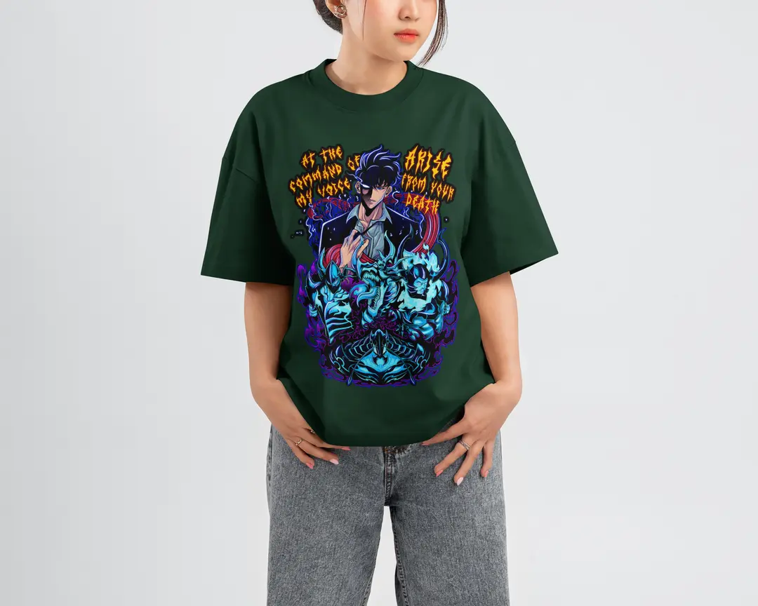T-shirt Solo Leveling Sung Jin-woo (Oversized/Simple)