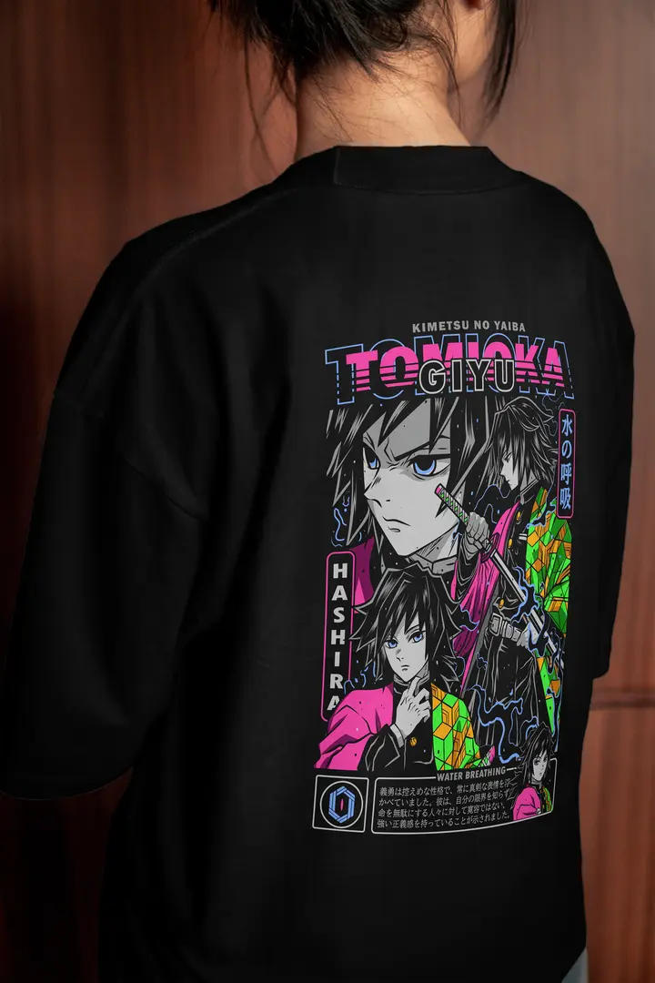 T-shirt Demon Slayer Giyu Tomioka(Oversized/Simple)