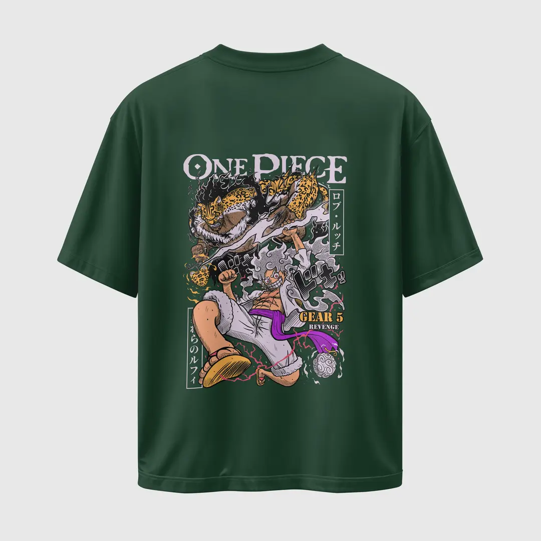 T-shirt Luffy Gear 5 Revenge (Oversized/Simple)