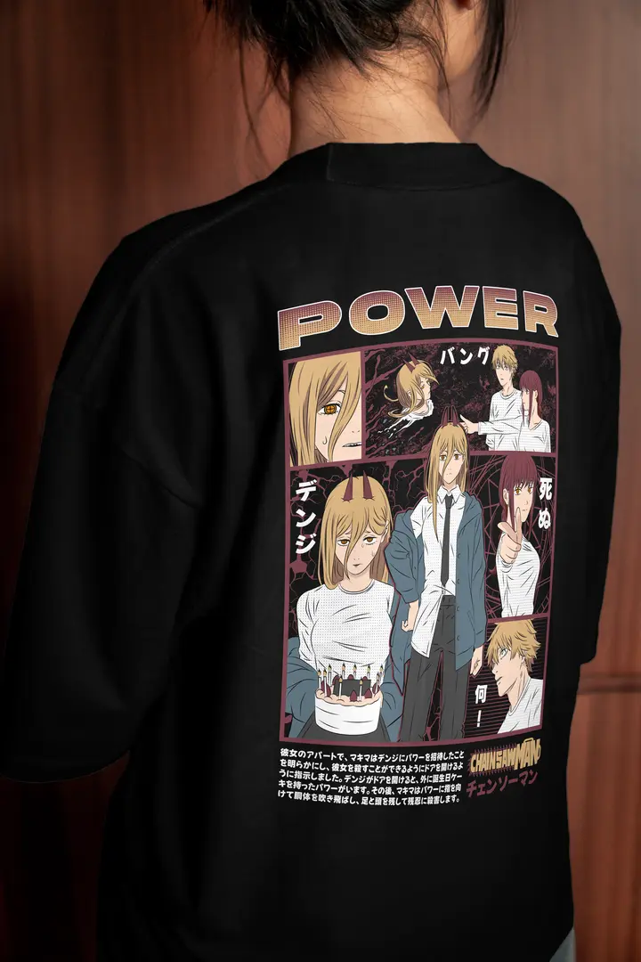 T-shirt Chainsaw Man Makima (Oversized/Simple)