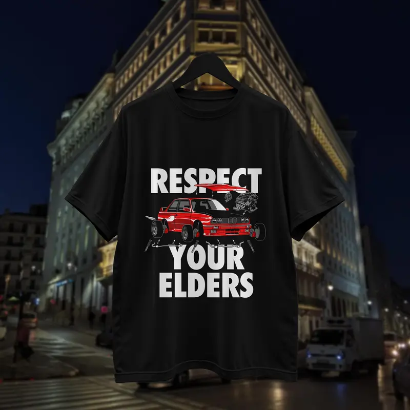 T-shirt Respect Your ELders (Oversized/Simple)