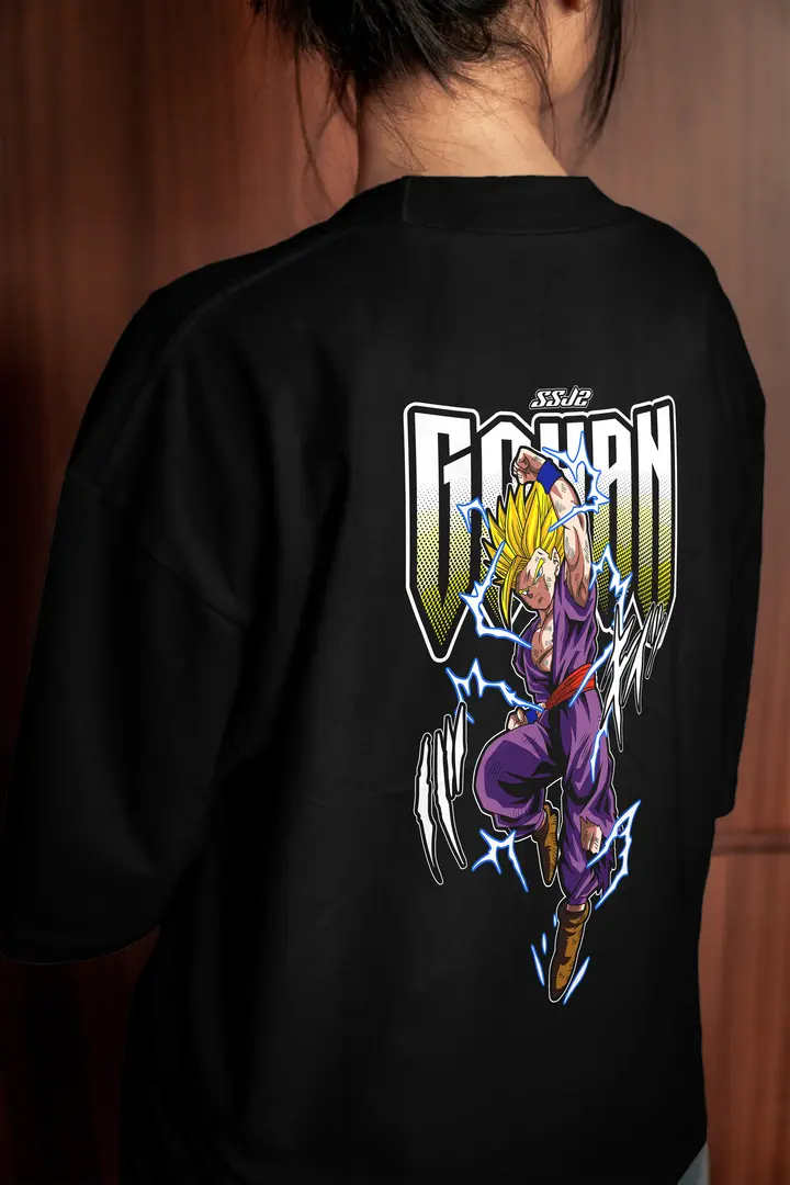 T-shirt Dbz Gohan (Oversized/Simple)