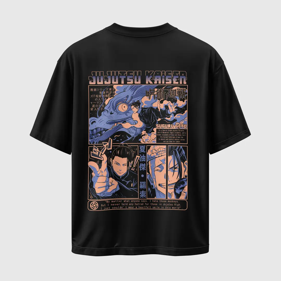 T-shirt Jujutsu Kaisen Suguru Geto (Oversized/Simple)