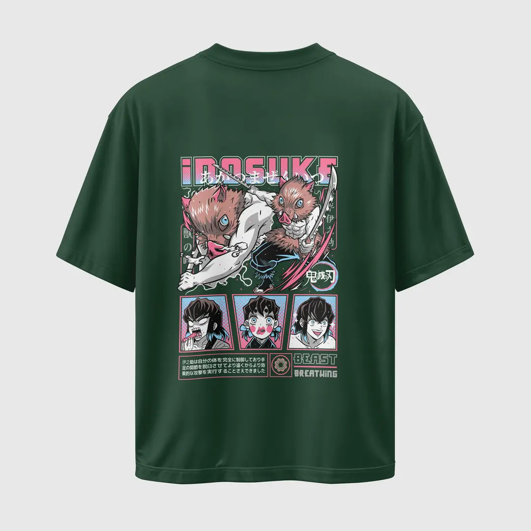 T-shirt Demon Slayer Inosuke Hashibira(Oversized/Simple)