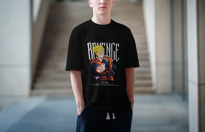 T-shirt DBZ Gohan (Oversized/Simple)