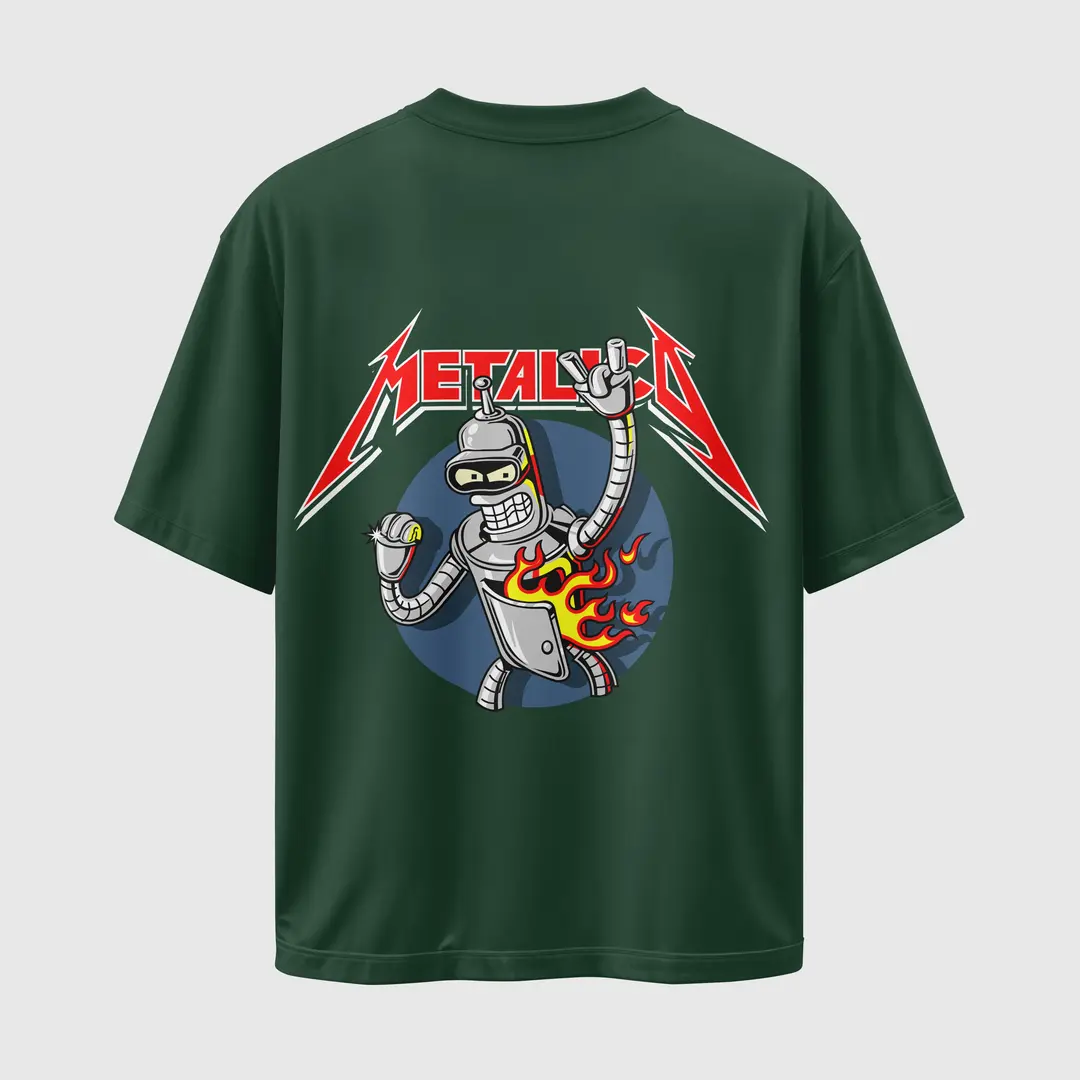 T-shirt Metalica (Oversized/Simple)