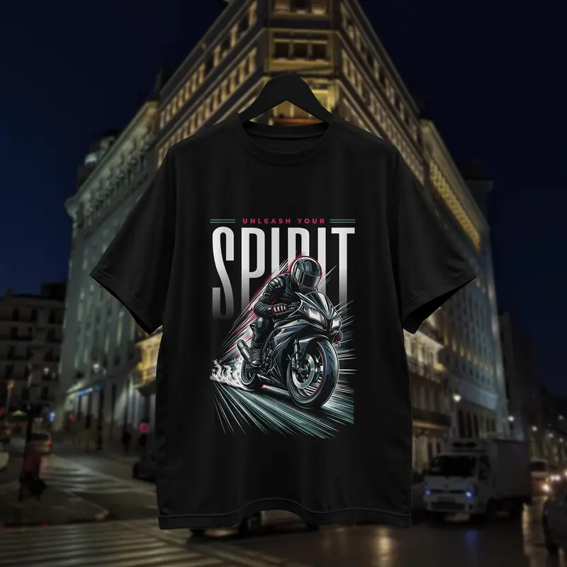 T-shirt Spirit Rider (Oversized/Simple)