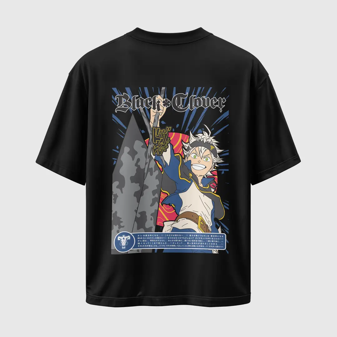 T-shirt Black Clover (Oversized/Simple)