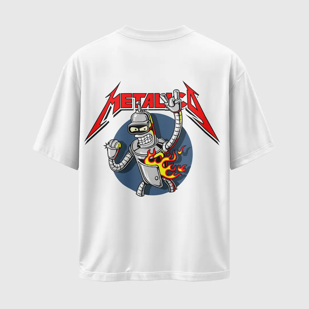T-shirt Metalica (Oversized/Simple)