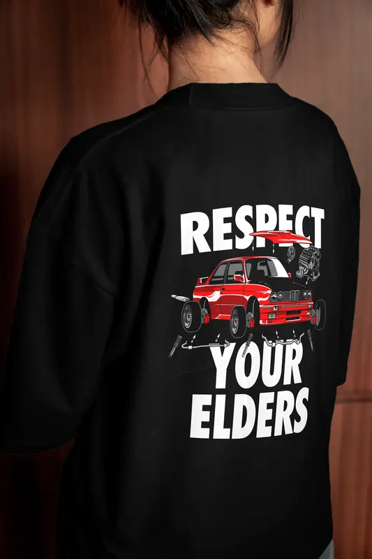 T-shirt Respect Your ELders (Oversized/Simple)