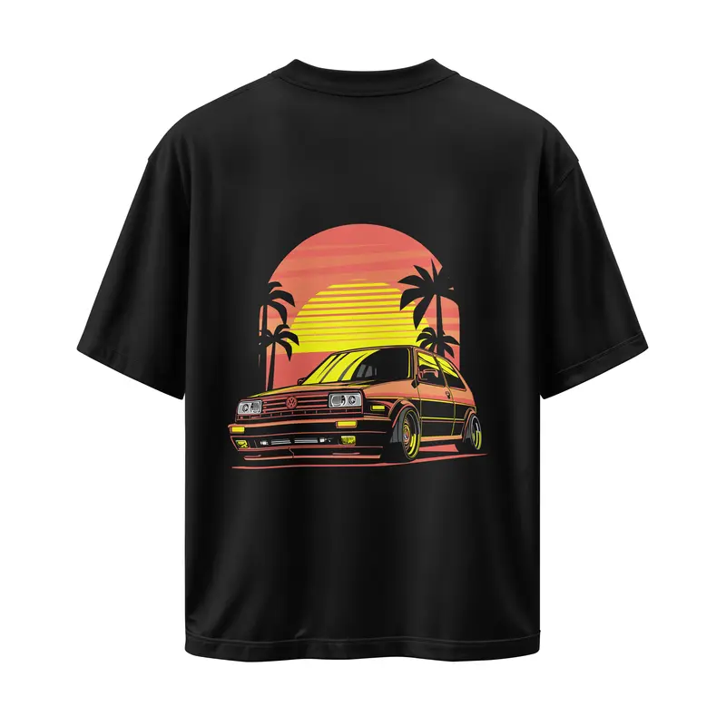 T-shirt Volkswagen Golf MK2 (Oversized/Simple)