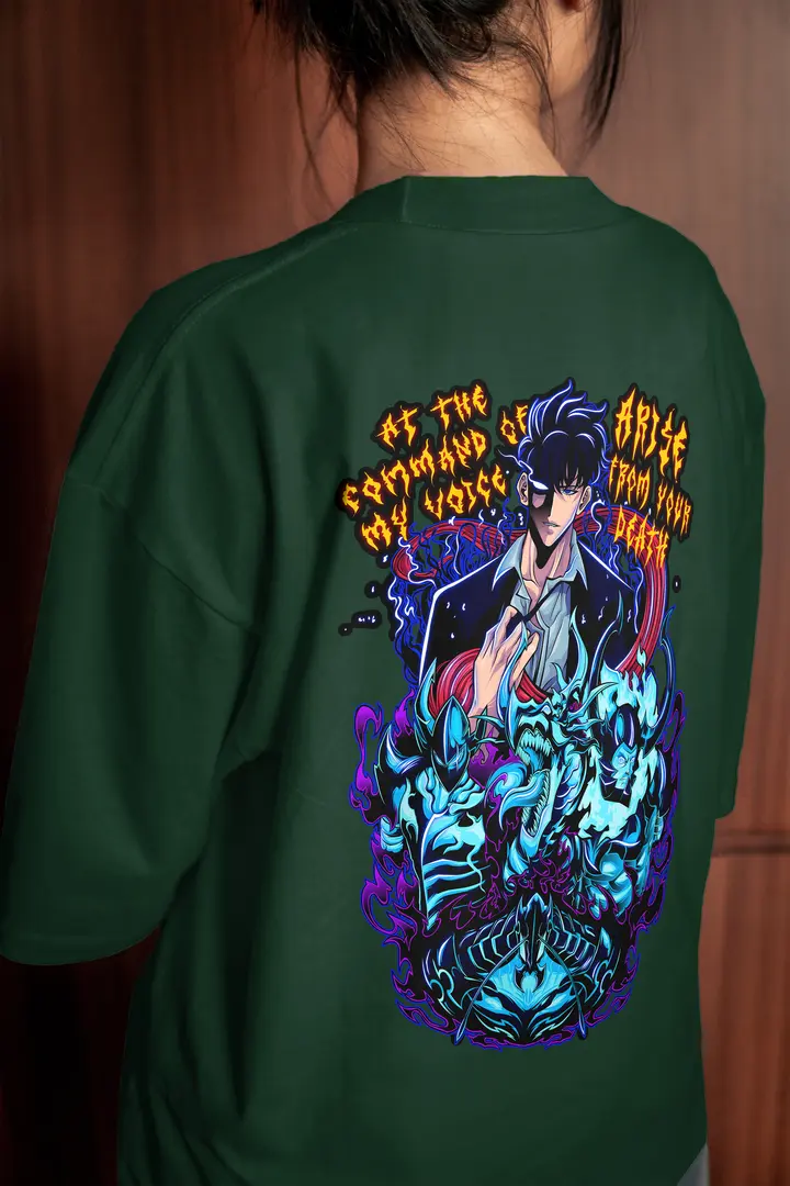 T-shirt Solo Leveling Sung Jin-woo (Oversized/Simple)