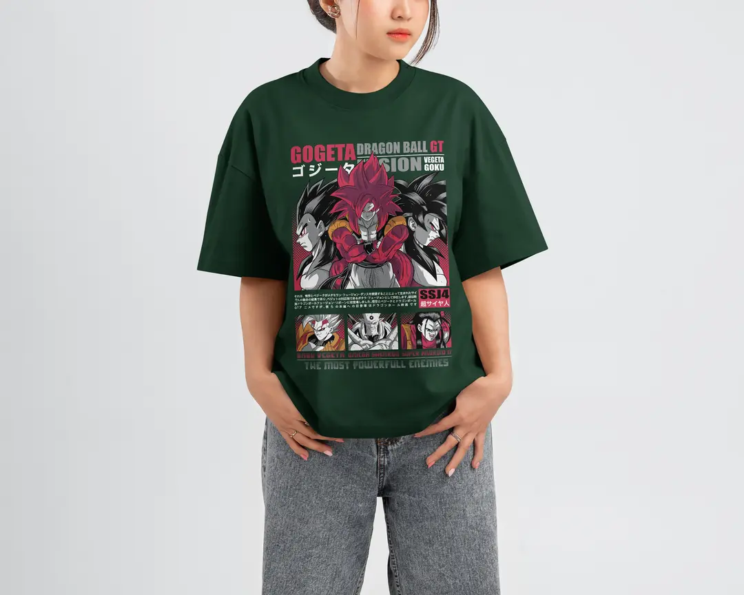 T-shirt Dbz Gogeta (Oversized/Simple)