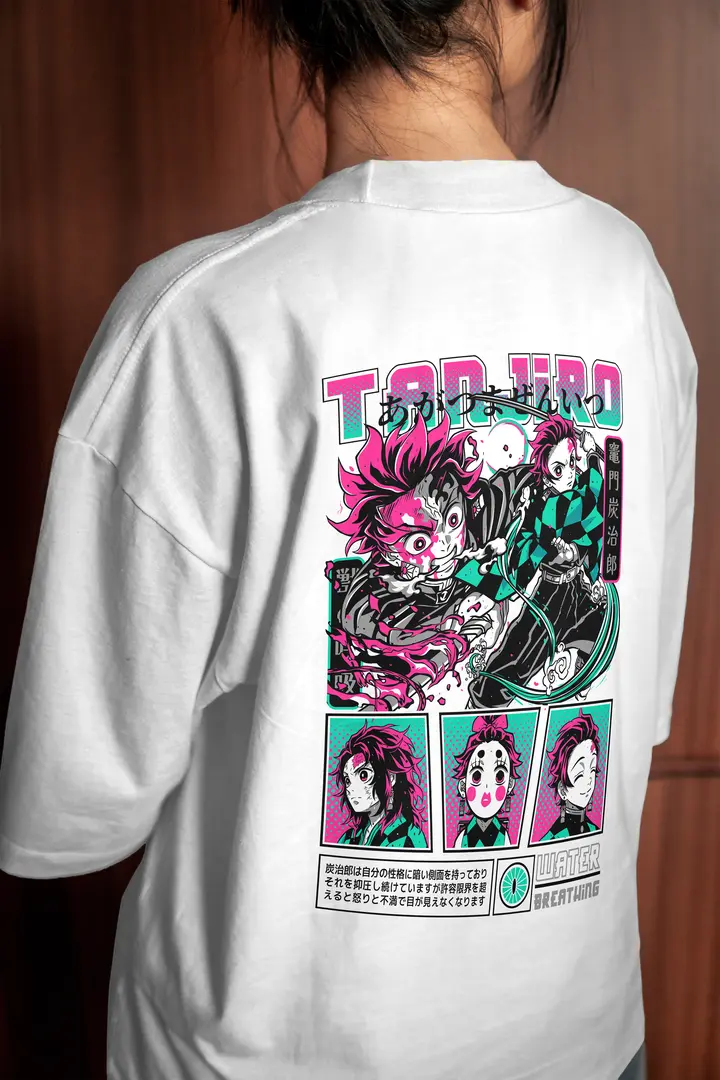 T-shirt Demon Slayer Tanjiro(Oversized/Simple)