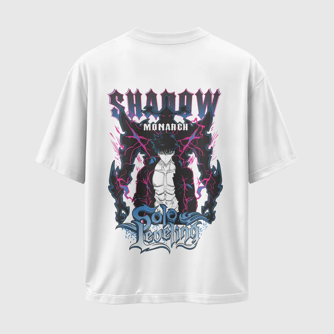 T-shirt Solo Leveling Shadow Monarch (Oversized/Simple)