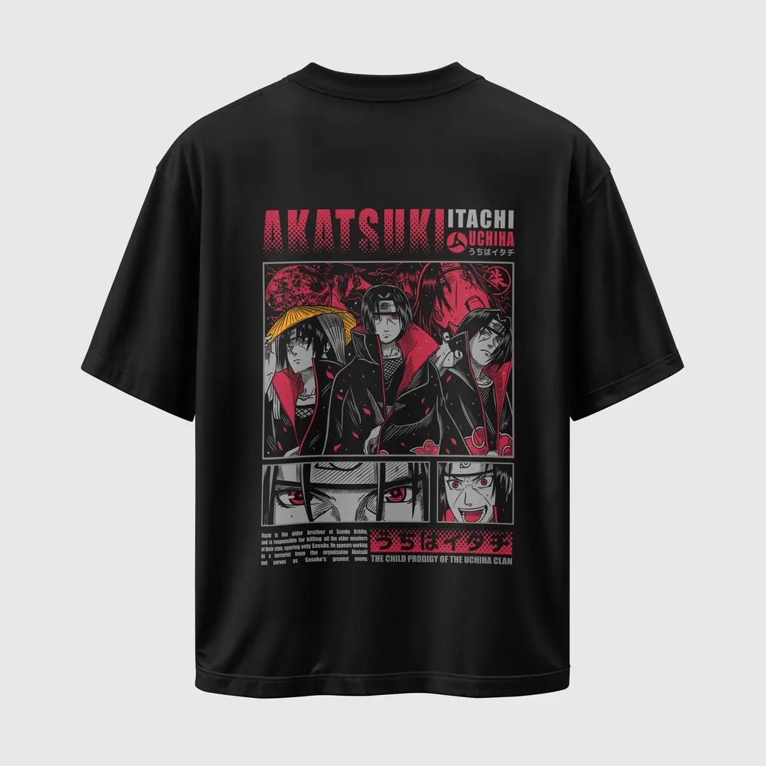 T-shirt Itachi Uchiha (Oversized/Simple)
