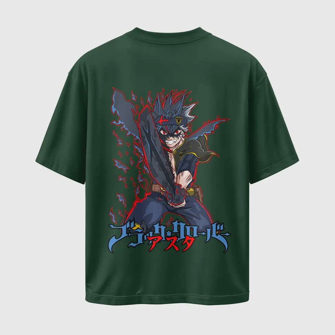T-shirt Demon Asta (Oversized/Simple)
