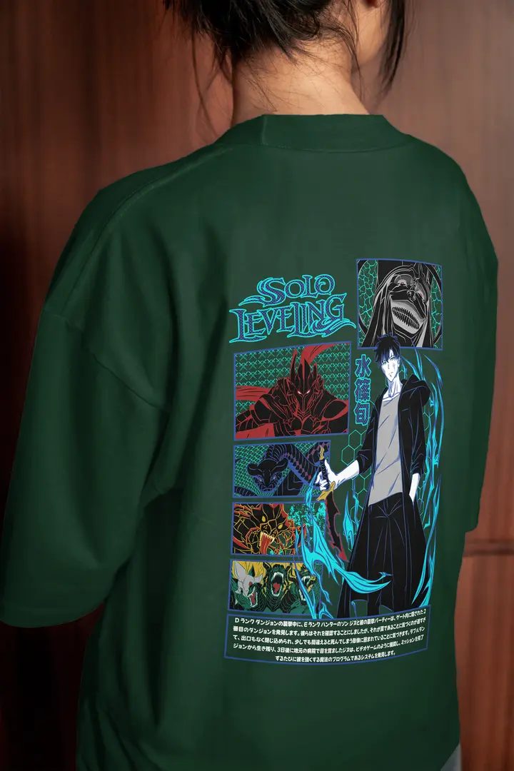 T-shirt Solo Leveling Shadow Of The Dungeon (Oversized/Simple)