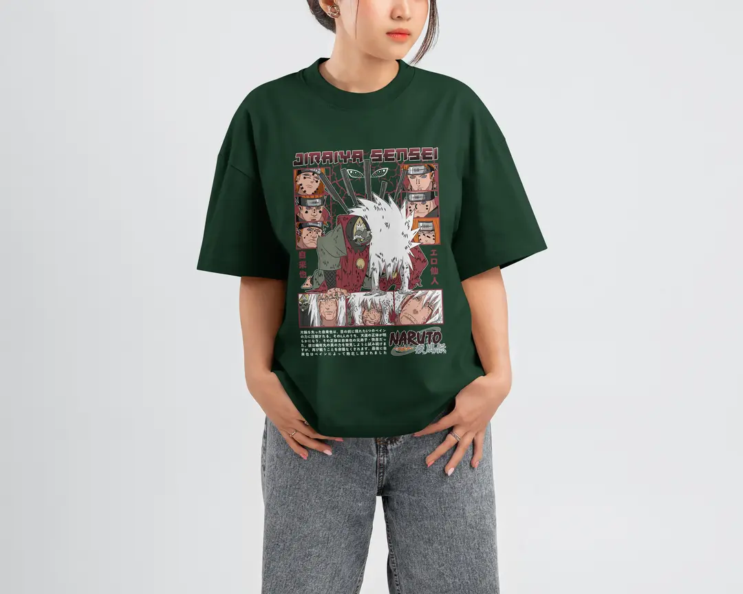 T-shirt Jiraya Sensei (Oversized/Simple)