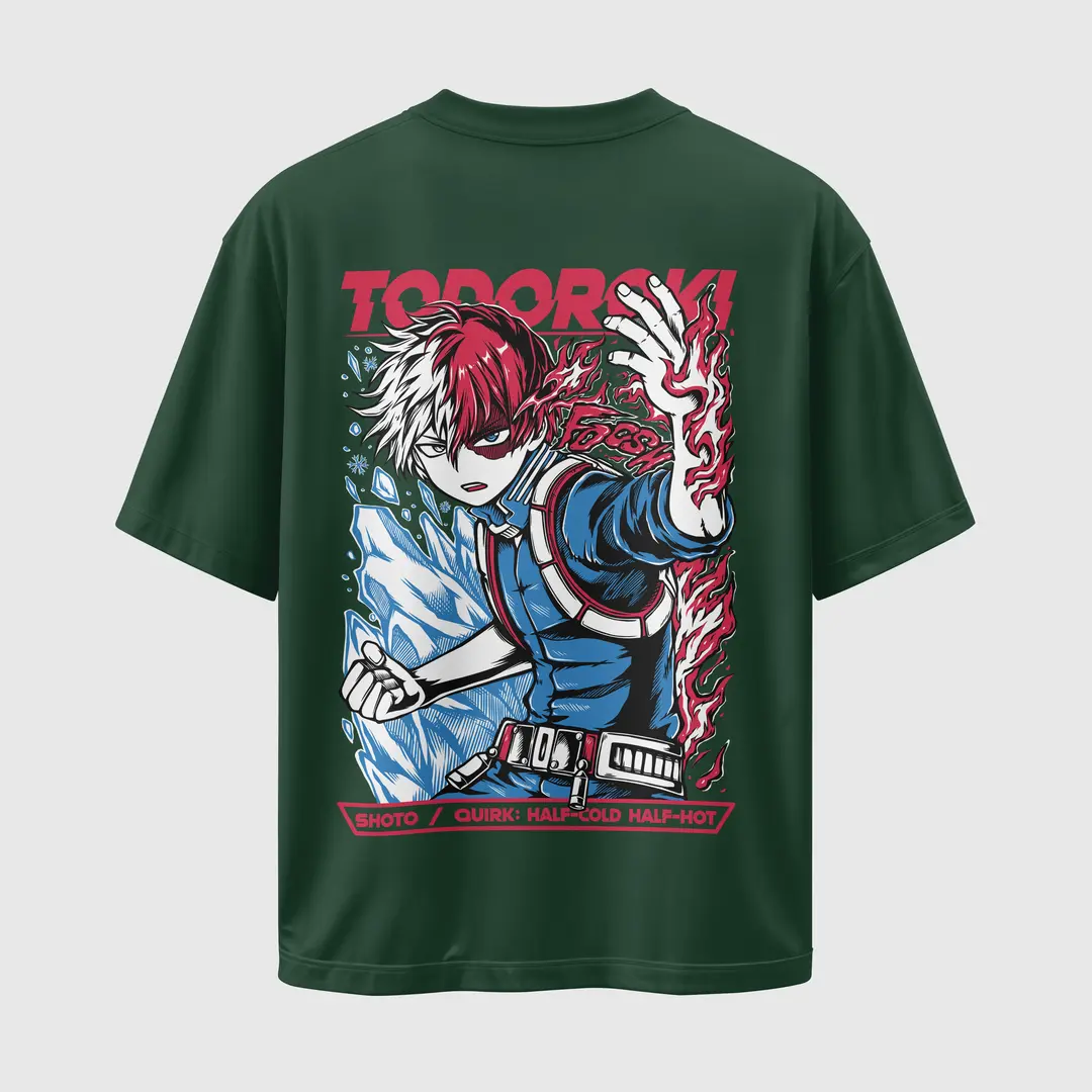 T-shirt Shoto Todoroki (Oversized/Simple)