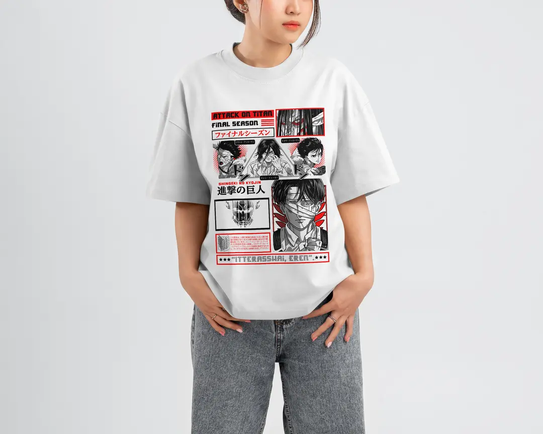 T-shirt Attack On Titans (Oversized/Simple)