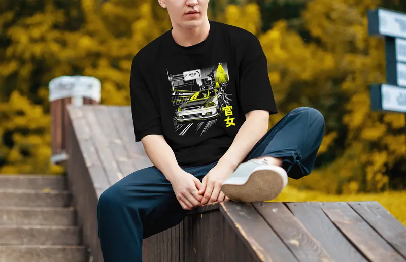 T-shirt Honda Civic EK9 (Oversized/Simple)