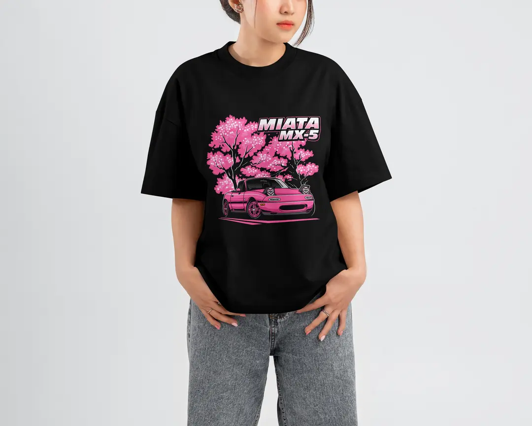 T-shirt Miata (Oversized/Simple)