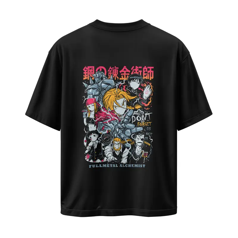 T-shirt Fullmetal Alchemist (Oversized/Simple)