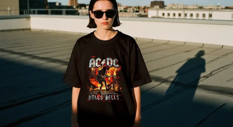 T-shirt ACDC (Oversized/Simple)