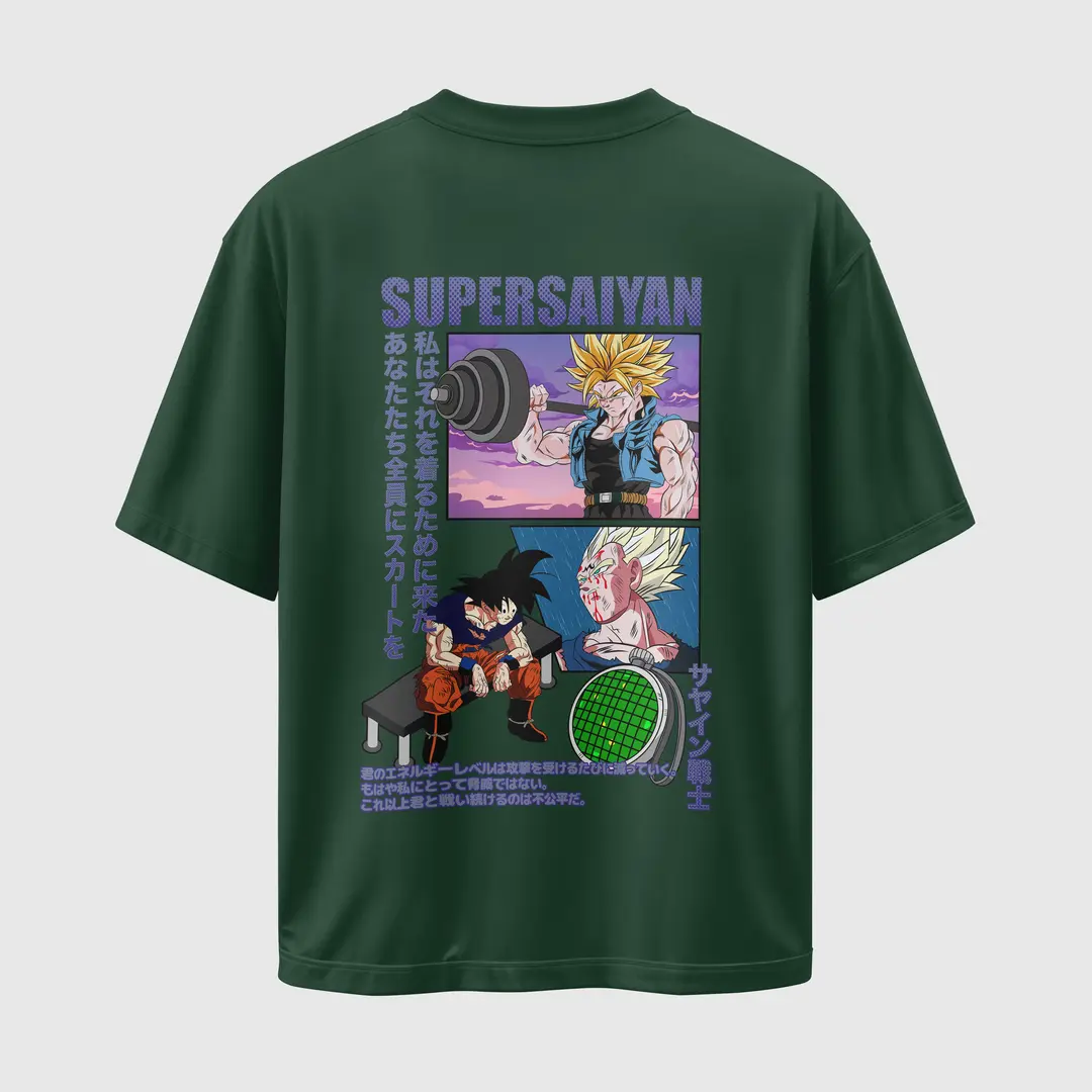T-shirt Dbz Super Sayain (Oversized/Simple)