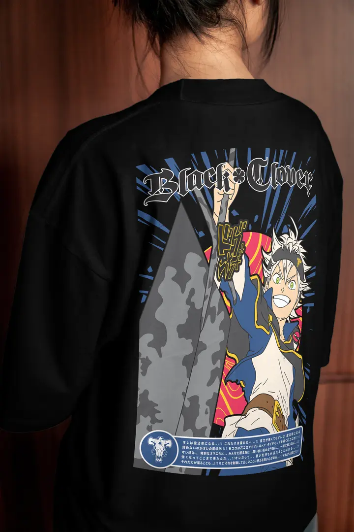T-shirt Black Clover (Oversized/Simple)