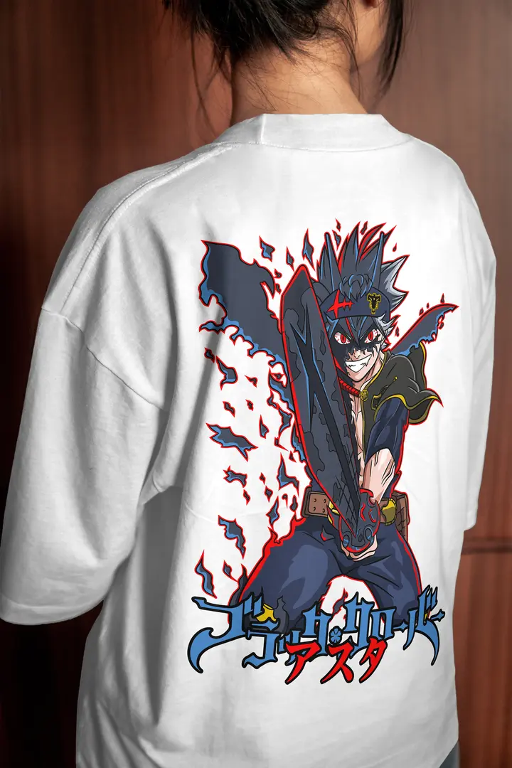 T-shirt Demon Asta (Oversized/Simple)