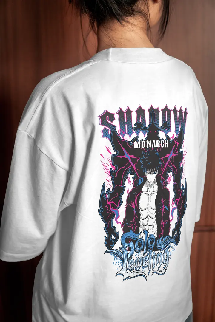 T-shirt Solo Leveling Shadow Monarch (Oversized/Simple)
