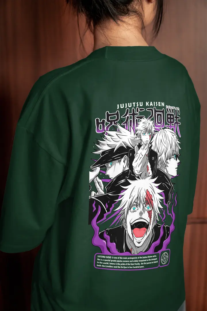 T-shirt Jujutsu Kaisen Satoru Gojo (Oversized/Simple)