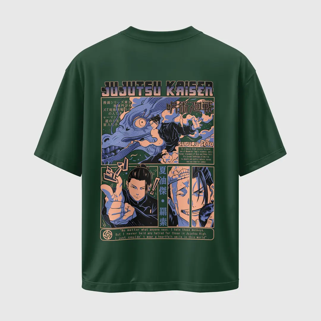 T-shirt Jujutsu Kaisen Suguru Geto (Oversized/Simple)