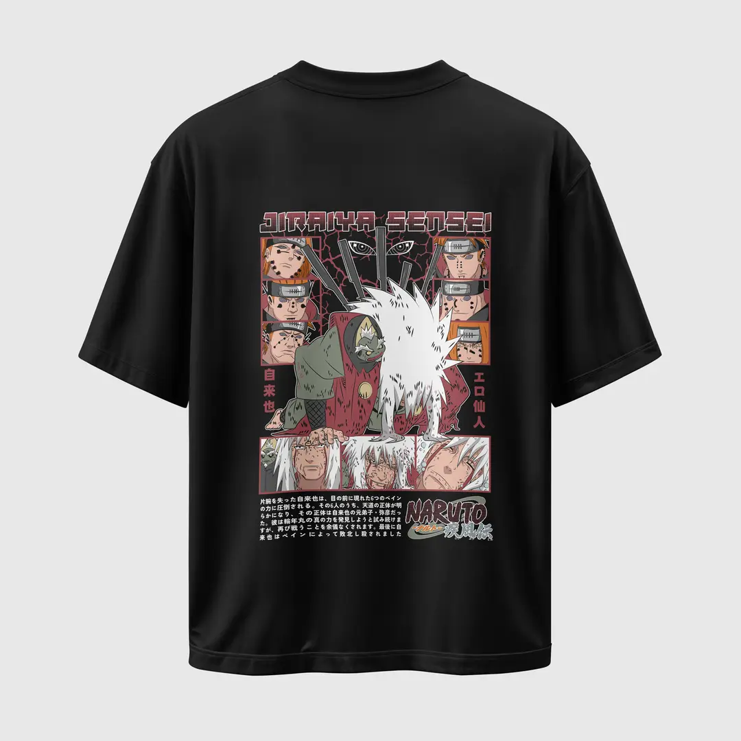 T-shirt Jiraya Sensei (Oversized/Simple)