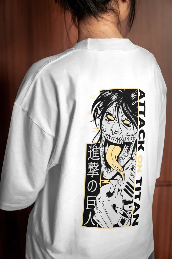 T-shirt Eren Yeager Titan (Oversized/Simple)