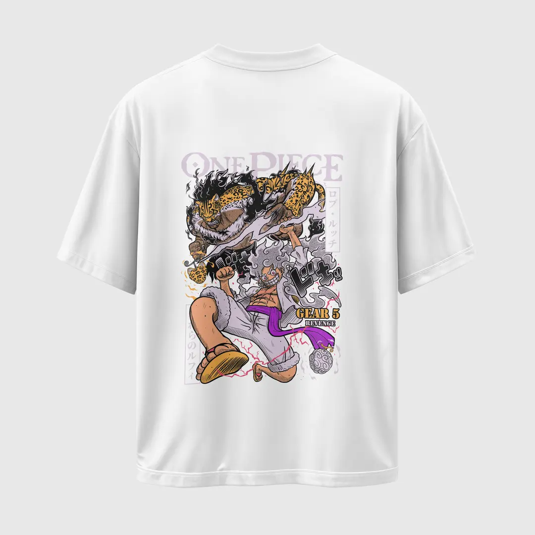 T-shirt Luffy Gear 5 Revenge (Oversized/Simple)